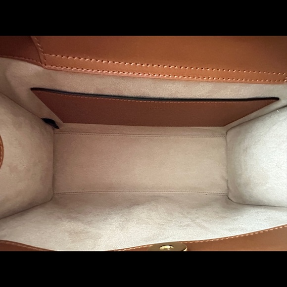 Gucci Diana Leather Bamboo handle Small Tote bag in two tone geometric - Picture 11 of 16